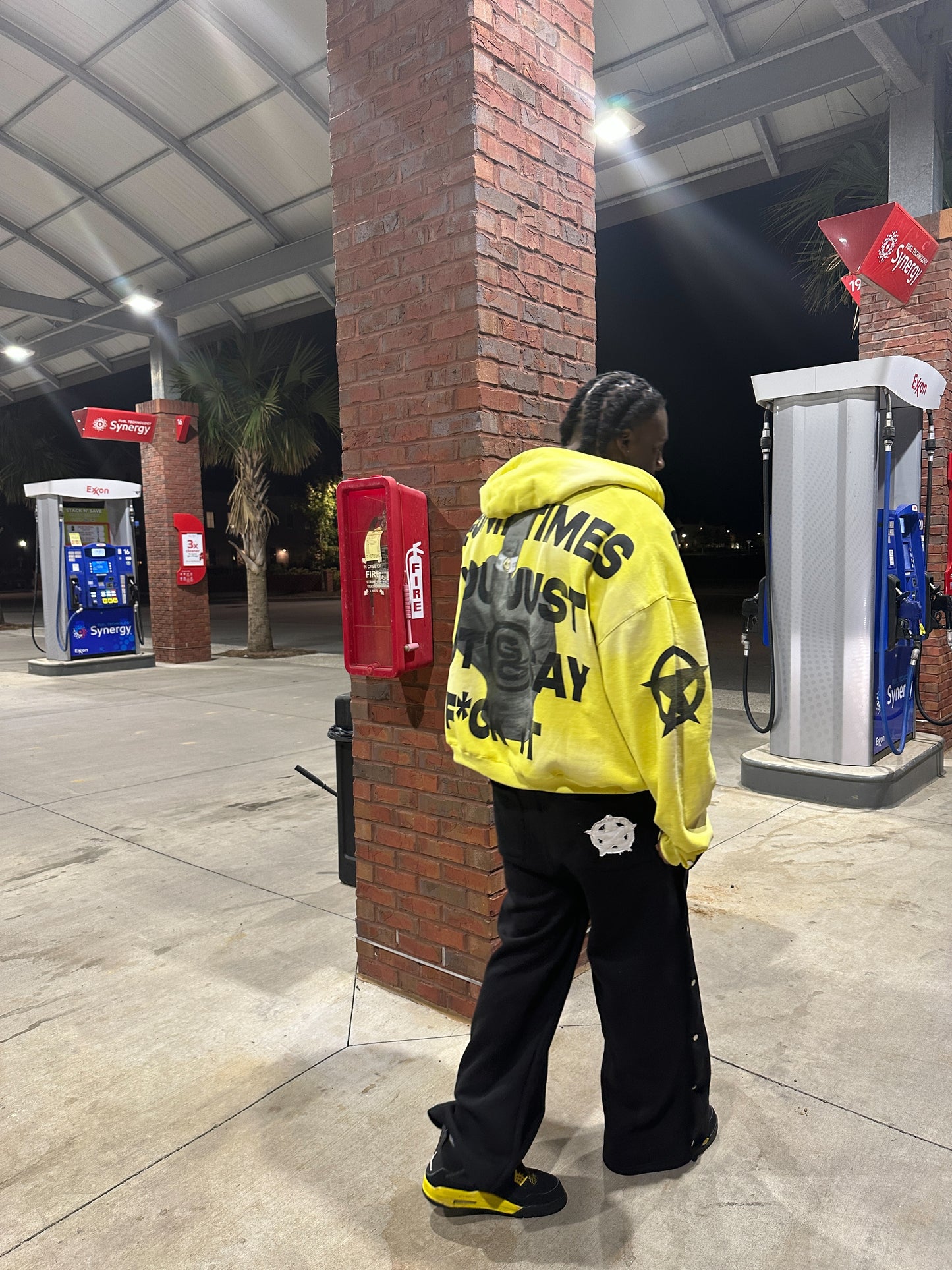 “Just Gotta Say” Zip up (Yellow)”